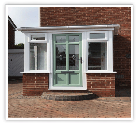 Flat Roof UPVC Porch